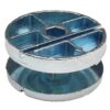 Муфта стяжки кроватной SPIRAL Ø 35 /16.2 мм. вн/ш № 6 (400/100 шт), цинк голубой, картон 35.5х25.5х13.5 см