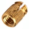 Муфта металлическая (латунь) M 4 / 5.3  х  7.8  распорная без шарика (20000 шт), без покрытия