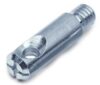 Шток стяжки конической М6 / Ø 7.0 х  45  (Sm=30 мм), крест.шлиц (1000/100 шт), цинк голубой