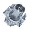 Гайка-заклёпка усовая M 6 / Ø 7.5 x 20.0 с прямоугольной базой 17.5 х 16.0 мм (2000 шт), цинк белый, картон 29х20х14 см
