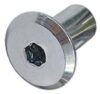 Гайка Эриксона M 8 x 15.0 (тело Ø 10 мм) с плоской головкой Ø 16 мм, вн/ш № 5 (1500 шт), цинк белый, картон 28х18.5х12 см