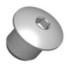 Гайка Эриксона M10 x 13  (тело Ø 13 мм)  полукруглая головка Ø 20.0 мм, вн/ш S5 (800 шт), цинк белый, картон 29х19х13 см