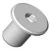 Гайка Эриксона M10 x 18  (тело Ø 13 мм)  плоская головка Ø 22.5 мм, вн/ш №6 (800 шт), цинк белый, картон бурый 30х20х14 см